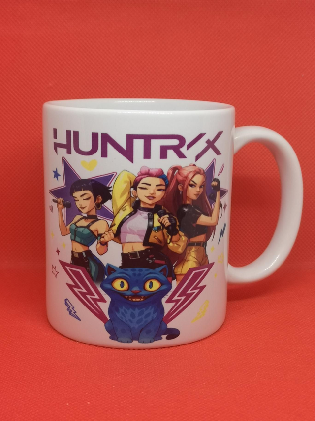 Custom Unofficial Printed K-Pop Demon Hunters Huntrix Mug. 