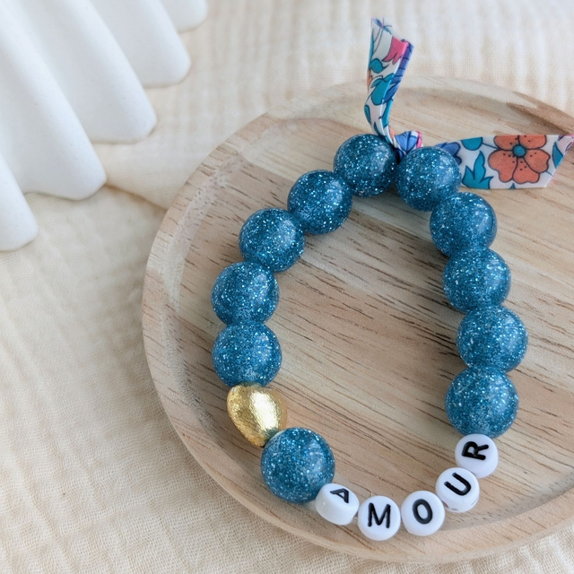 Bracelet Liberty Glowy Bleu adulte 