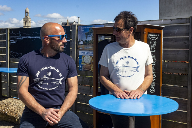 T-shirt sérigraphié Sardine UNISEXE 