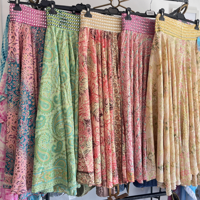 Palazzo Silk Trousers