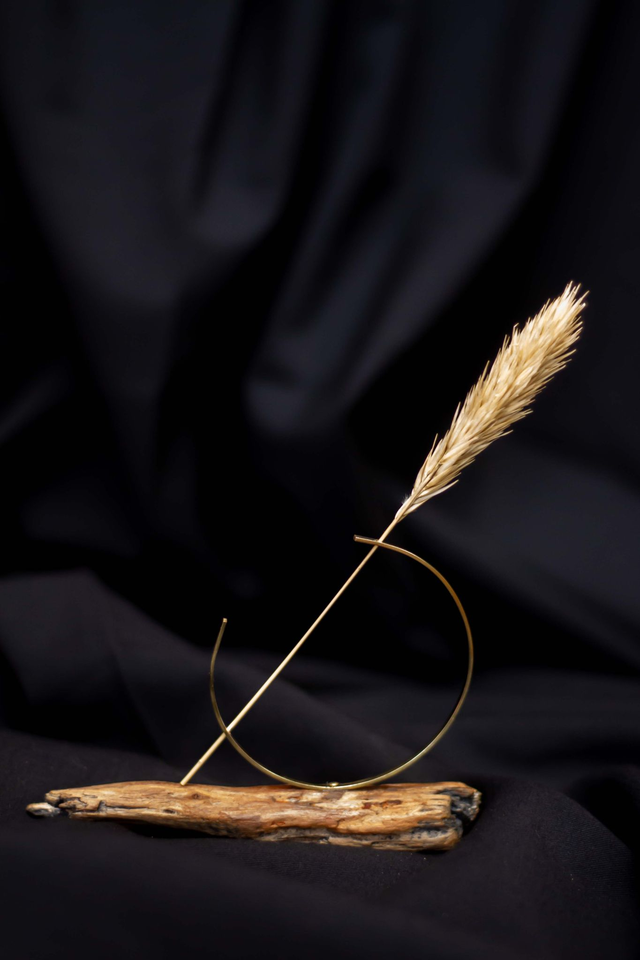 z.Vase Laiton &amp; Bois Flotté