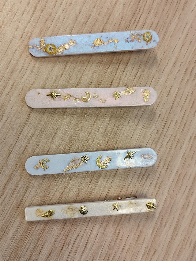 Barrettes collection &quot;Marbre&quot;