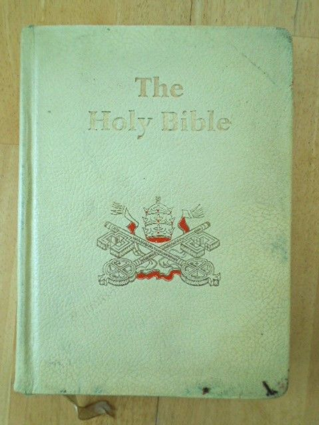 The Holy Bible 1959 Caxton Publishing Pope Pius XII Family Bible