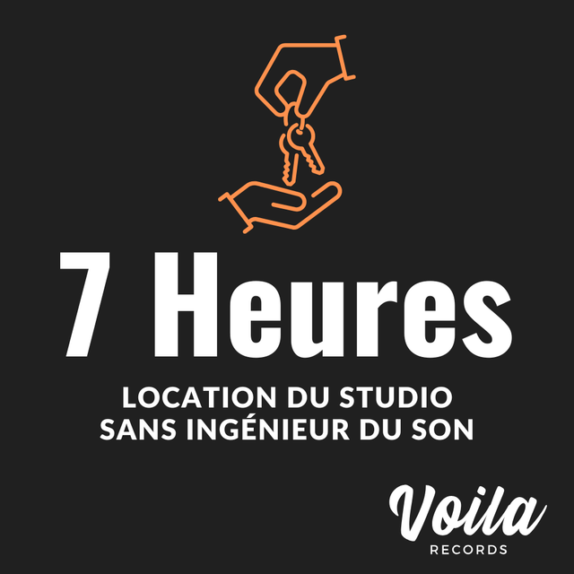 Location studio sans ingénieur du son - 7h