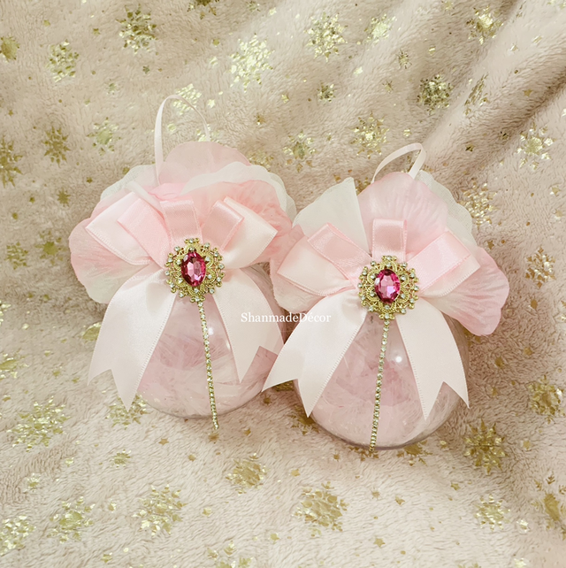 Pink Queen Christmas Bauble Ornaments 