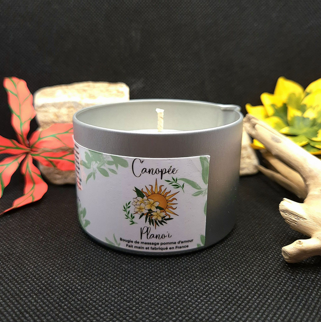 Bougie de massage "Plano'i", parfum "Monoï"