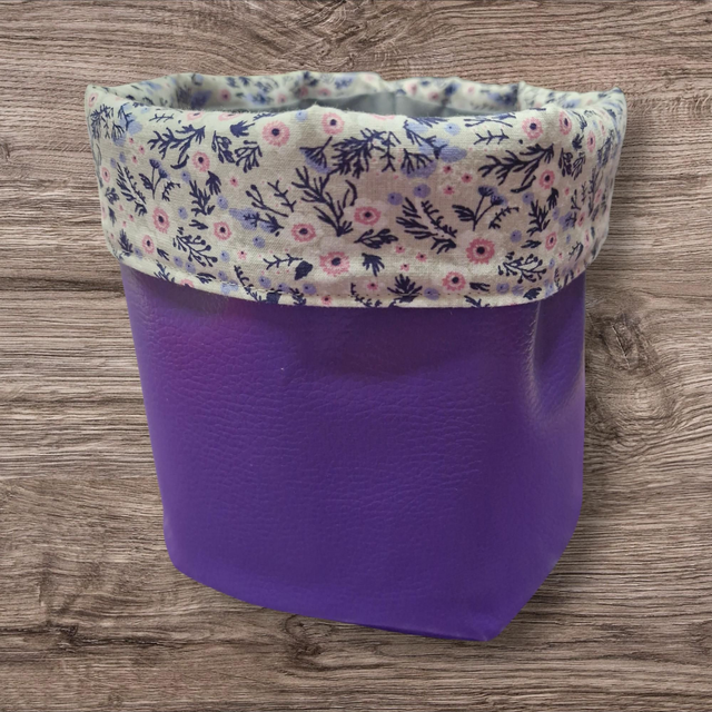 Panière ronde multipoches 