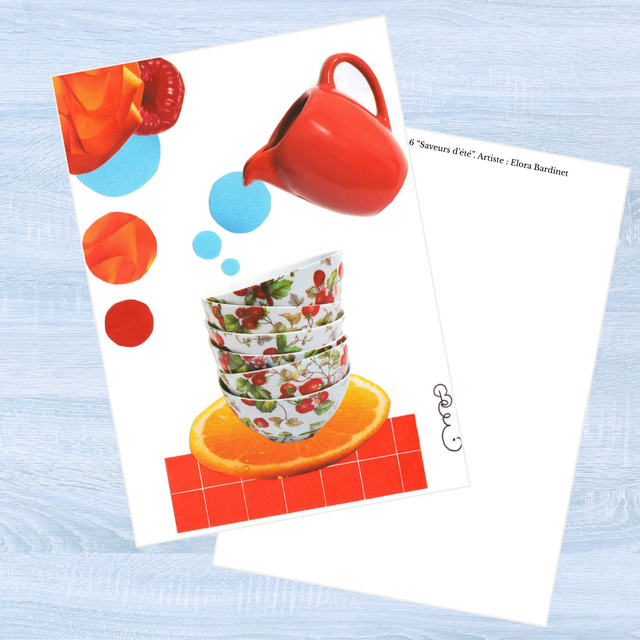 Saveurs d'été - Carte postale