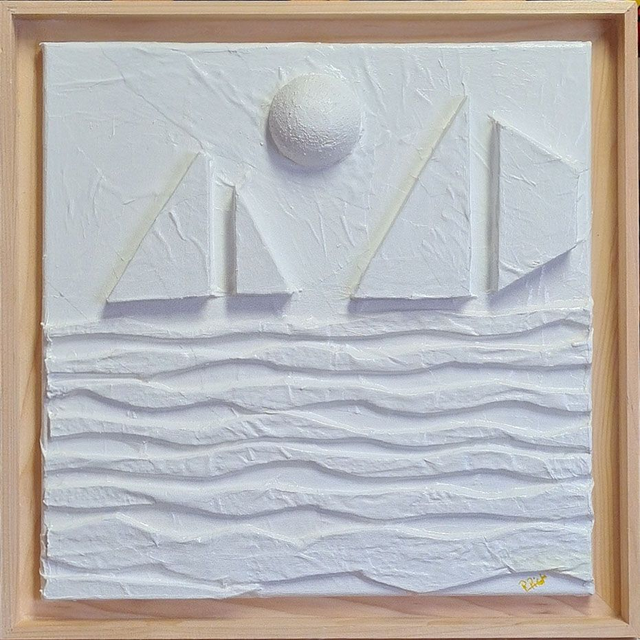 Rêve blanc 1  (40x40)