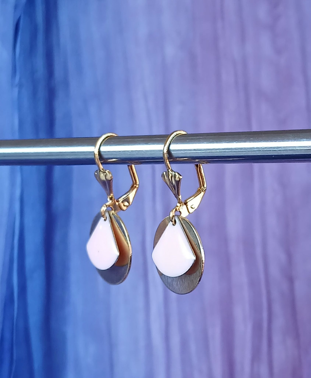 Boucles d'oreilles Eventail (coloris au choix)