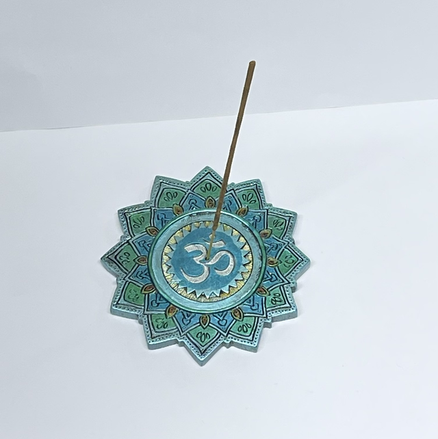 Incense Stick Burner - Om Symbol Sacred Sound 