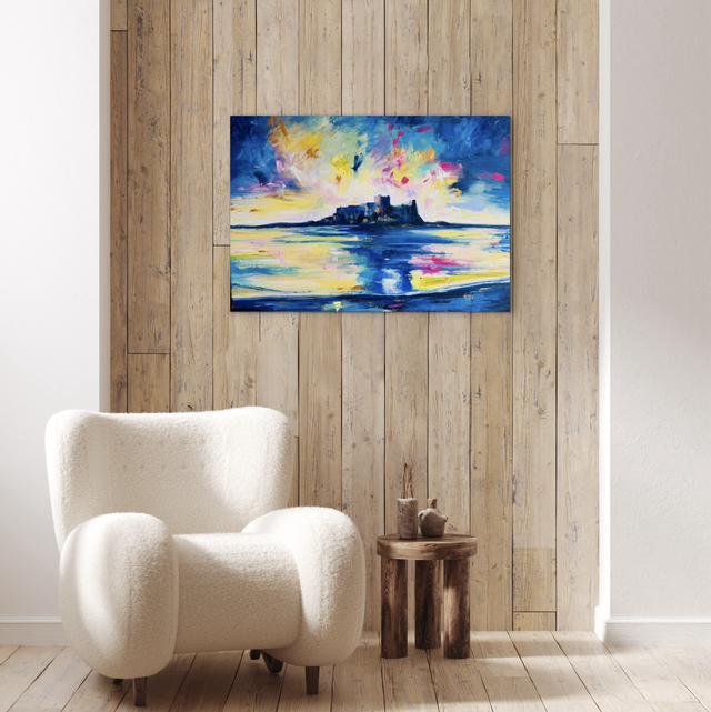 Commission- Bamburgh- Blue Bamburgh