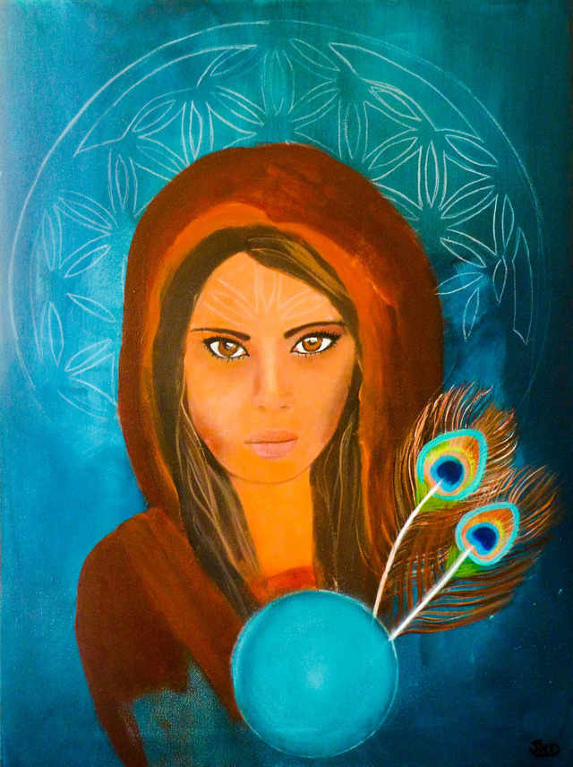 INDIRA " Oeuvre originale "