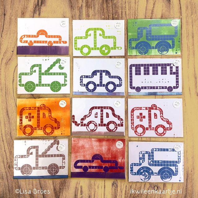 Lego auto cards (set of 2) 