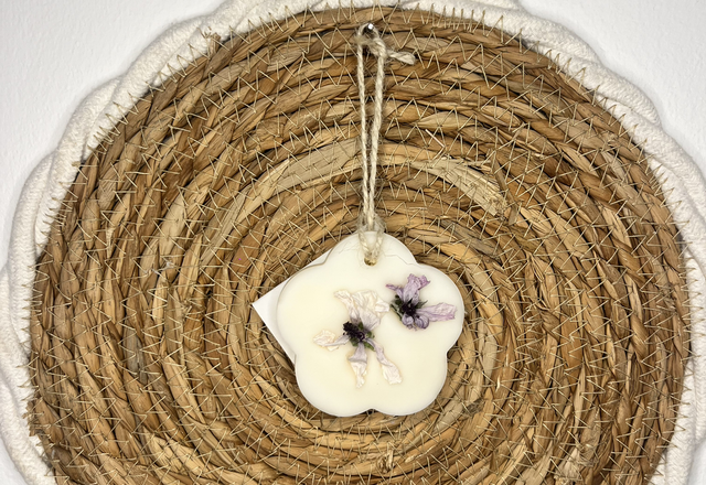 🌬️ Suspension parfumée - Fleur de coton 