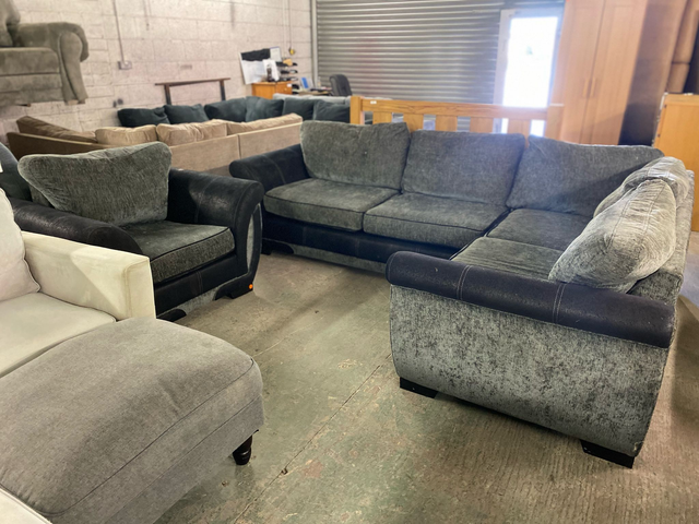 Corner Sofa with Armchair #U1238