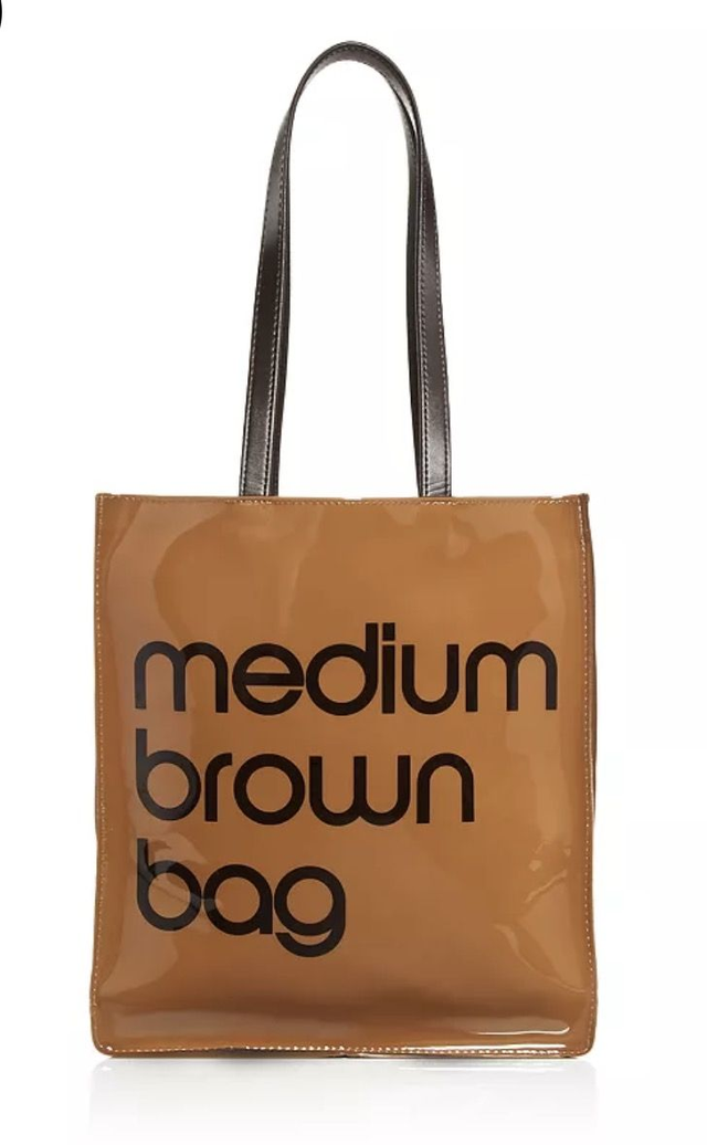Bloomingdale's Medium Brown Bag plus key pouch / purse