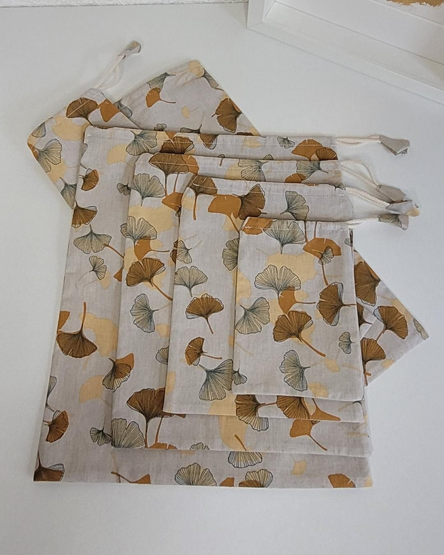 Sacs à vrac, lot de 5