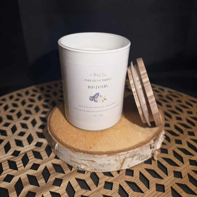 Bougie artisanale Iris Jasmin 