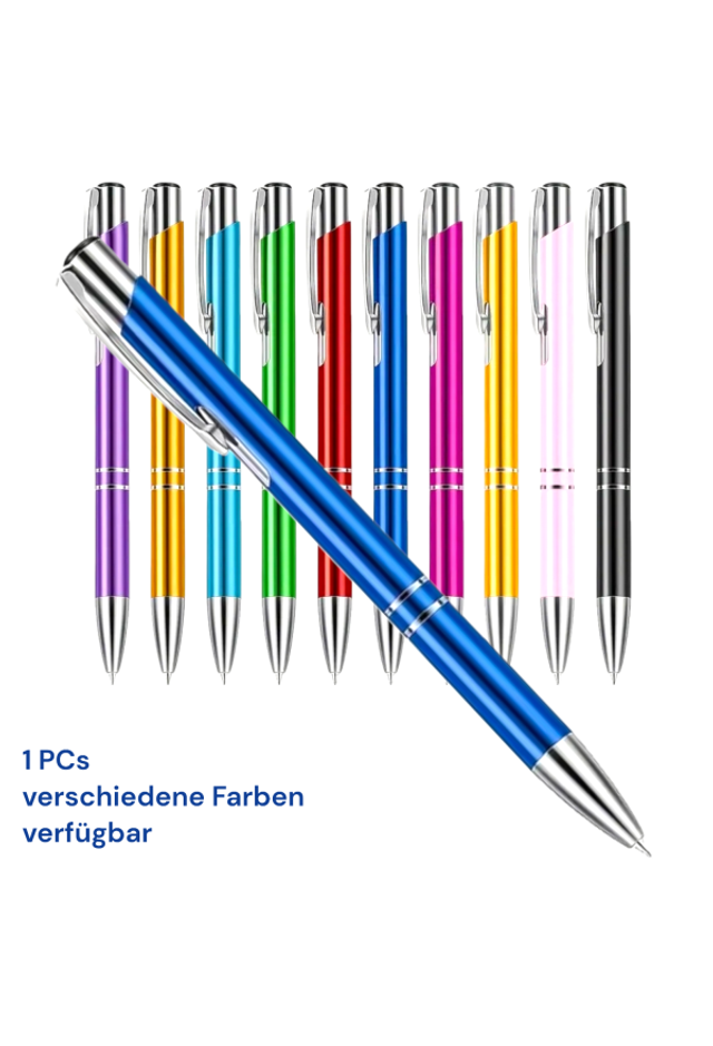 Metall-Kugelschreiber in leuchtenden Farben 