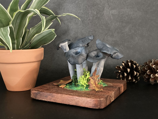 Sculpture &quot;Trompette de la mort&quot;