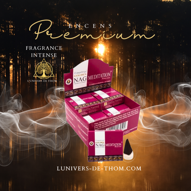 Encens Golden Cônes Méditation