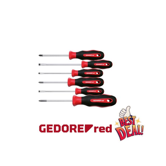 2K-Schraubendrehersatz 6-teilig PH+SL R38002006 /