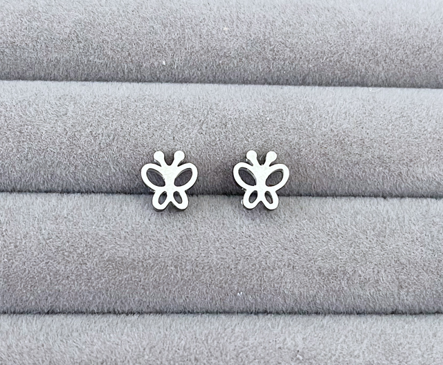 Butterfly Stud Earrings 