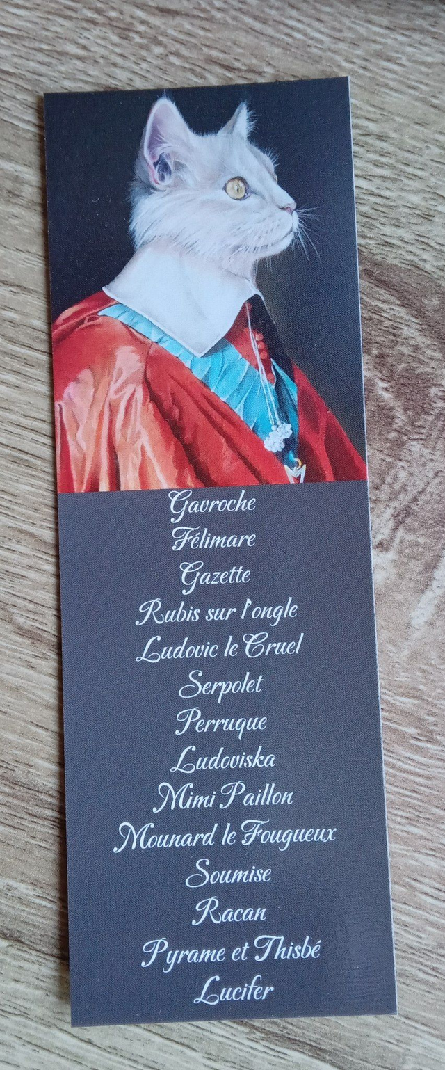 marque page Les chats du Cardinal