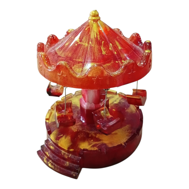 Mini carrousel en résine