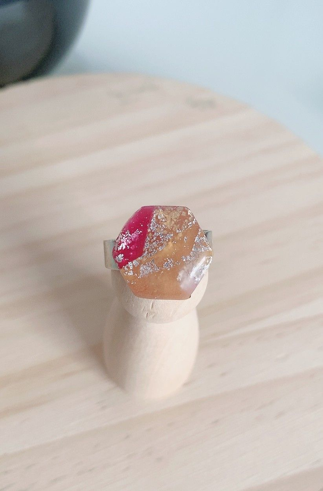 Bague "Lueur Ambré"