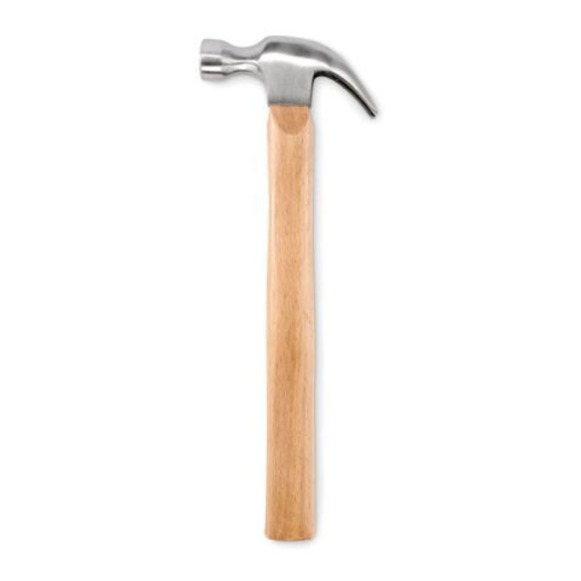 Wooden claw hammer