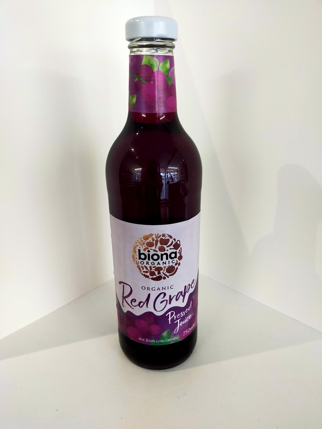  Biona Organic Red Grape Juice 750ml 40578