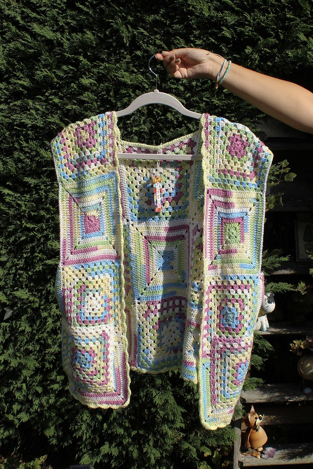 Rescued Crochet Waistcoat