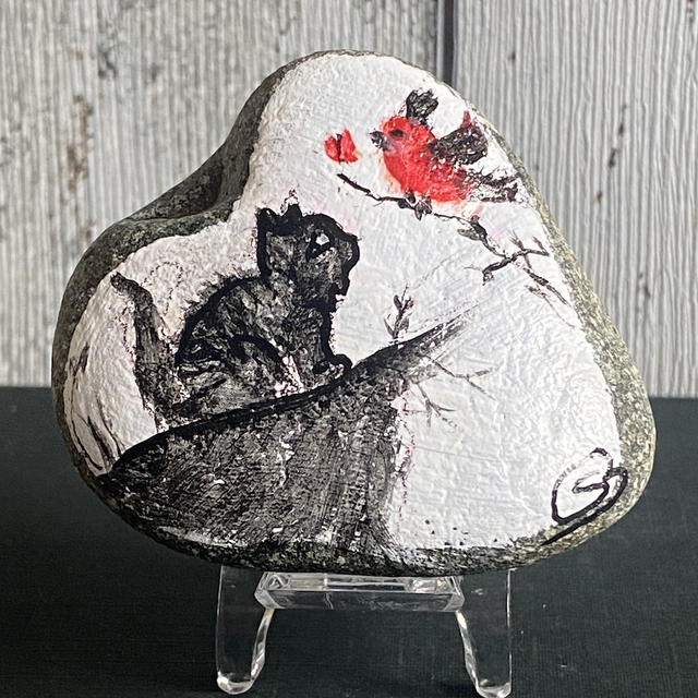 Le chat et l’oiseau 