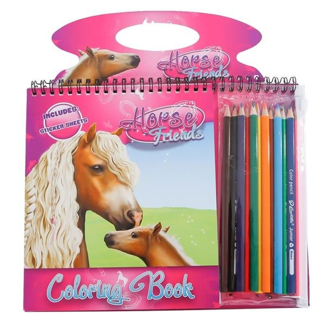 Horse Friends Coloring Book