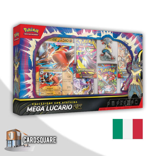 Pokémon - Collezione con Statuina Mega Lucario ex
