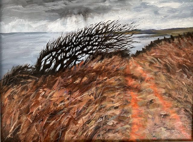 RK90 Windswept Thorn by Ruth Kirkby,  Oil