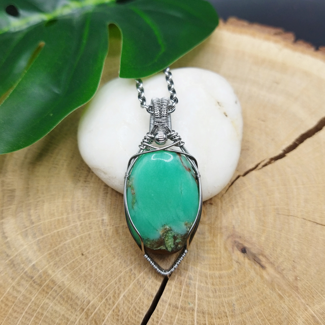Pendentif Chrysoprase