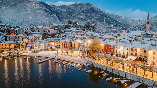 Mergozzo sotto la neve