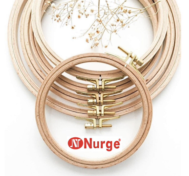 Full set of 447 CXC Threads and a set of 8 wooden Nurge Hoops