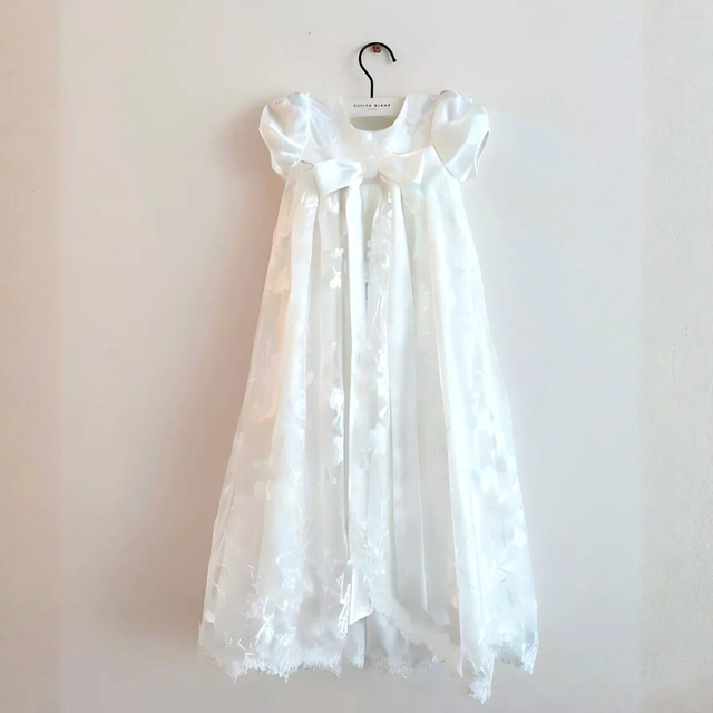 Robe Blanche de Baptême | Nina