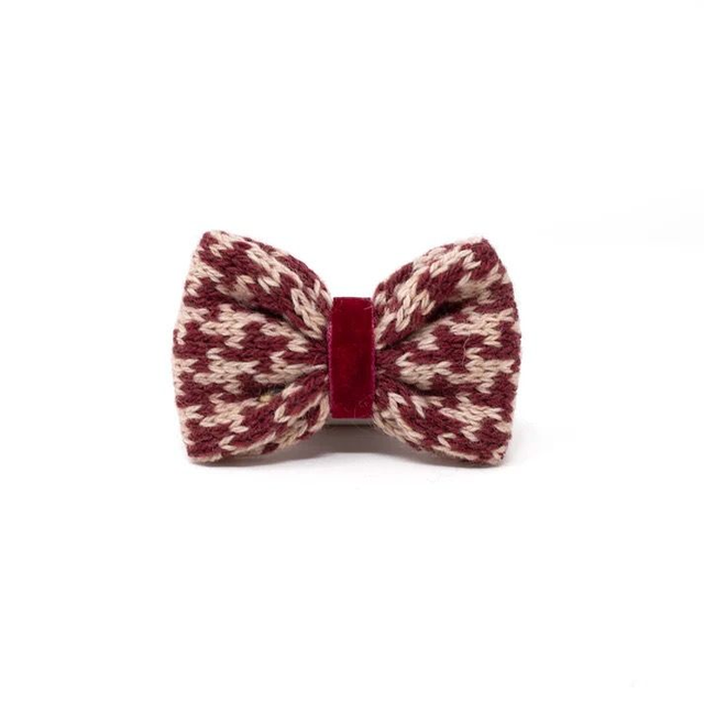 Stocky &amp; Dee Houndstooth Knightsbridge Bow Tie