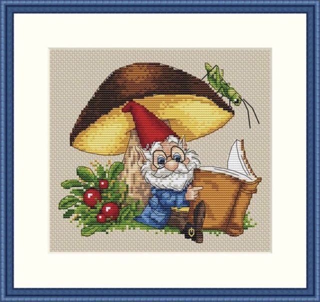 Merejka Under the Mushroom Counted Cross Stitch Kit