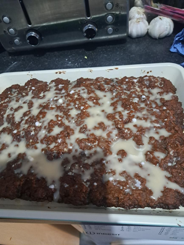 Royal Banana &amp; Gingerbread Squares