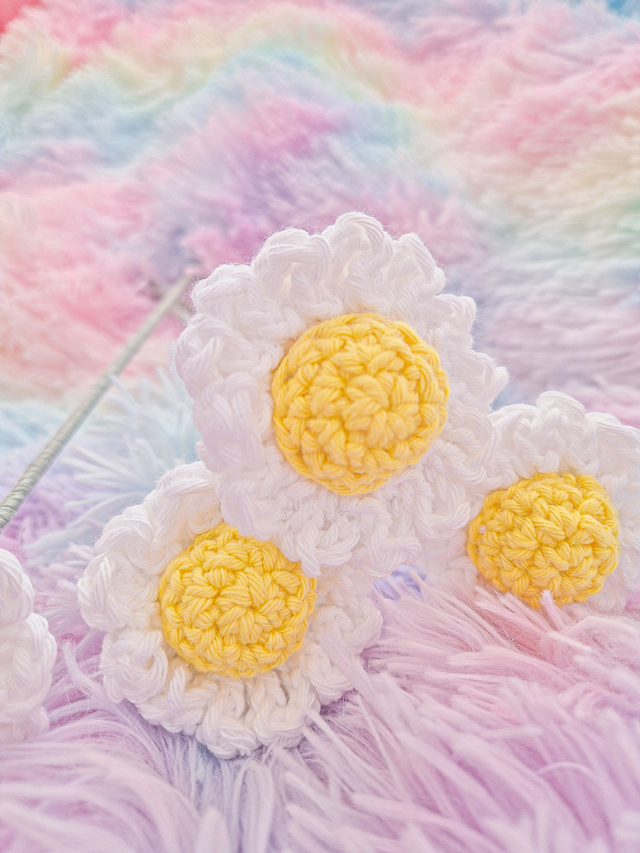 Marguerite en crochet