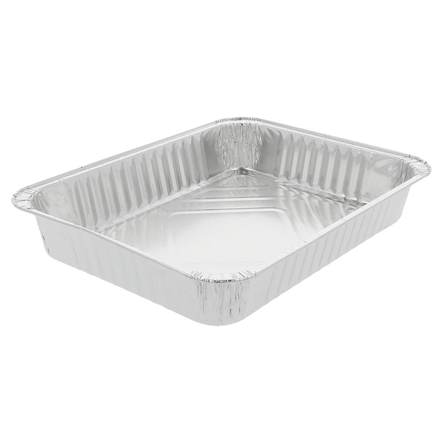 ENVASE ALUMINIO RECT.1100ML 22,6x17,7x4CM (100 unid)