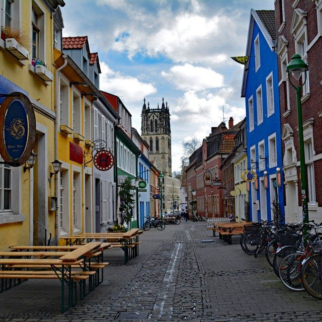 Kuhviertel mit Blick zur Überwasserkirche