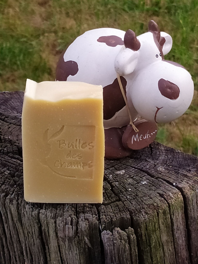 Savon surgras saponifié à froid &quot;oh la vache&quot;
