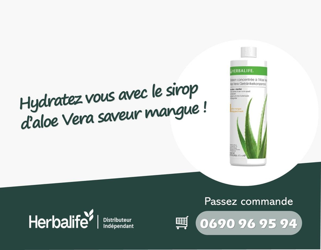 Sirop d'aloe Véra